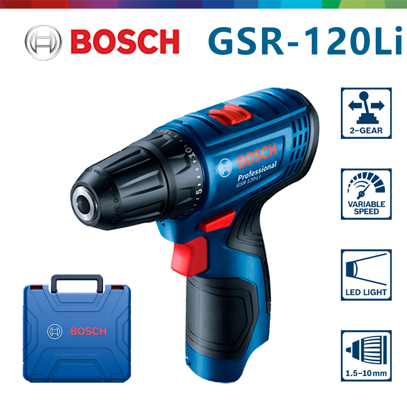 Cordless Drill Driver - Bosch GSR 120-LI 12V Lityum Elektrikli