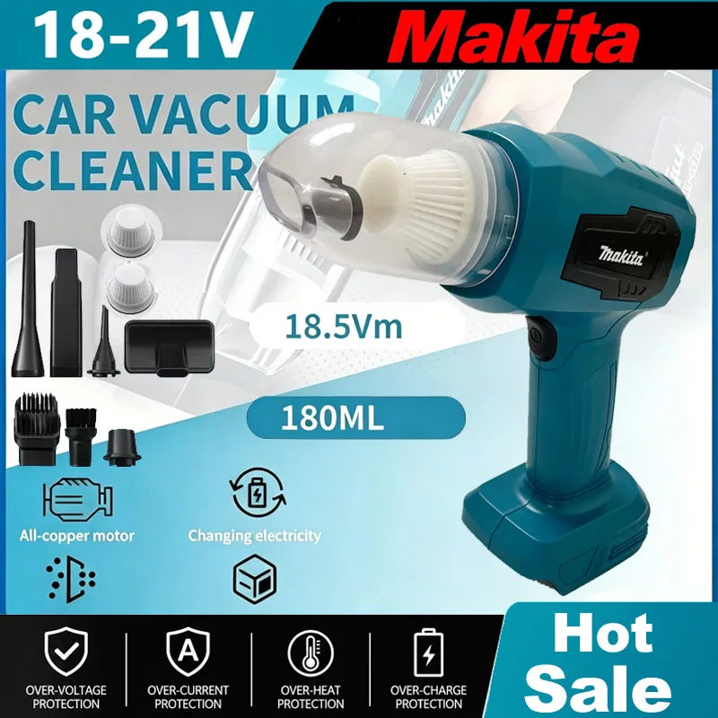 Power Tools Automotive - Makita Kablosuz Mini Araç Süpürgesi Çok