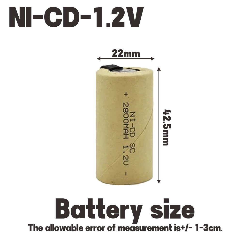 2800mAh 1.2V Ni-Cd Şarj Edileb - Power Tools Ltd incelemesi ve fiyatı