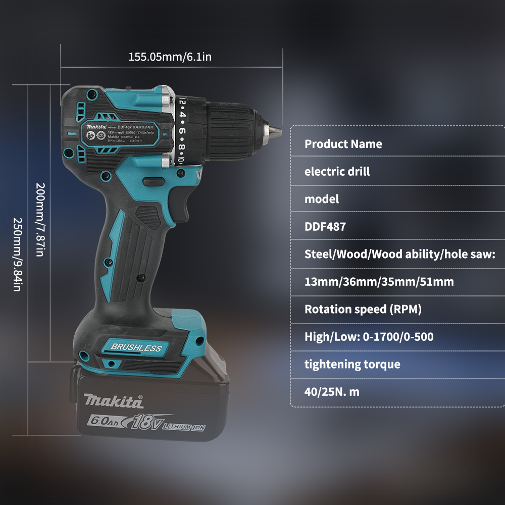 18V Fırçasız Akülü Matkap 410W - Cordless Drill Driver incelemesi ve fiyatı