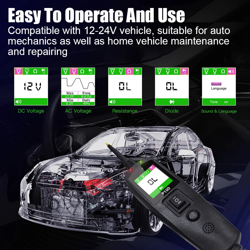 P100 Otomotiv Devre Test Cihaz - Power Tools Automotive incelemesi ve fiyatı
